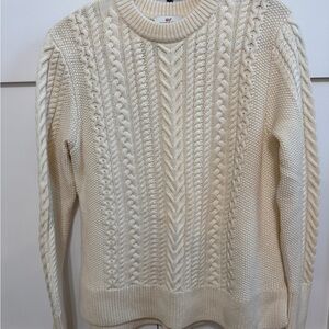 Vineyard Vines Cream Cable Knit Sweater